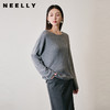 NEELLY纳俪商场同款冬季新款亲肤圆领针织衫女灰色内搭上衣毛衣N25104A06606 商品缩略图0