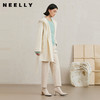 NEELLY纳俪商场同款冬季新款法式绵羊毛双面毛呢外套女连帽大衣N25104N04402 商品缩略图0