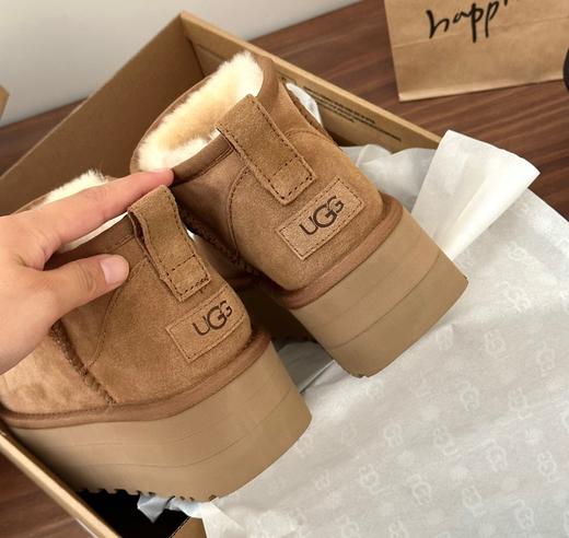 【只可换码 不退货】UGG/5CM  厚底mini雪地靴/ 周冬雨同款雪地鞋（XR） 商品图1