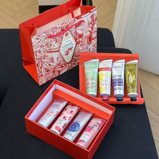 【25年新款】欧舒丹护手霜红盒双层八件套礼盒30ml*8支（乳木果+薰衣草+甜扁桃+玫瑰+芍药+马鞭草+樱花+云中月桂） 商品图0