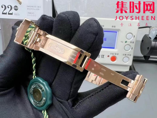 劳力士新款 CBD配重版 重量210克+ 包边迪通拿配重版 丹东4130机 全玫金钢带款 男士腕表 商品图7