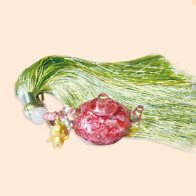 【壶艺挂件】“把把福”百元碎钞 钞艺小挂件