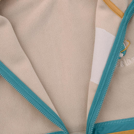 棉果果冬季新品男童奥利绒保暖加绒拼色双面绒外套M412100425753 商品图6