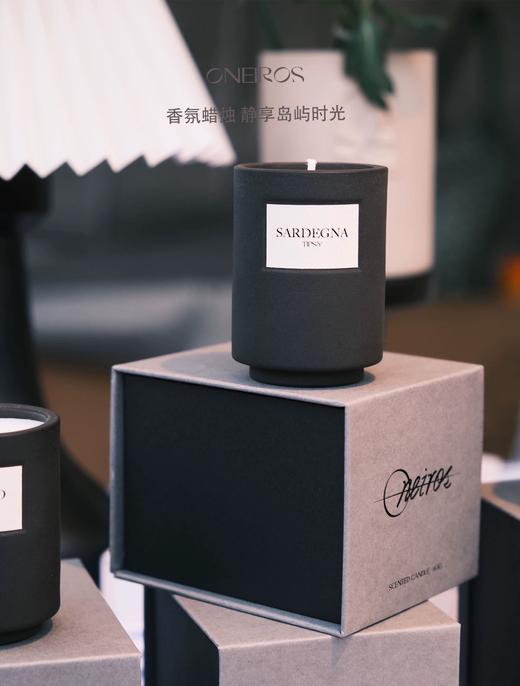 Oneiros家居香氛水生木质海洋调迷你陶瓷杯蜡香薰蜡烛高级伴手礼 商品图3