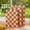 摩登主妇棋盘格菜板乌檀木抗菌防霉实木切菜案板厨房家用水果砧板 商品缩略图4