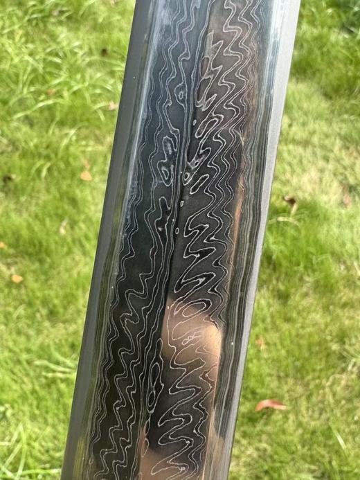 三希堂 乌骓系列  铁地卷草唐剑  未开刃 商品图6