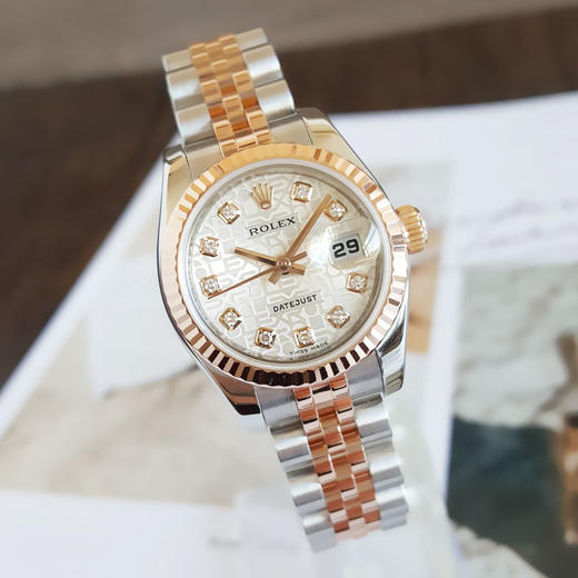 【95新】ROLEX 劳力士日志型系列179171天文台认证自动机械机芯26MM（女款）现售价：53800！290925NJS05 商品图4