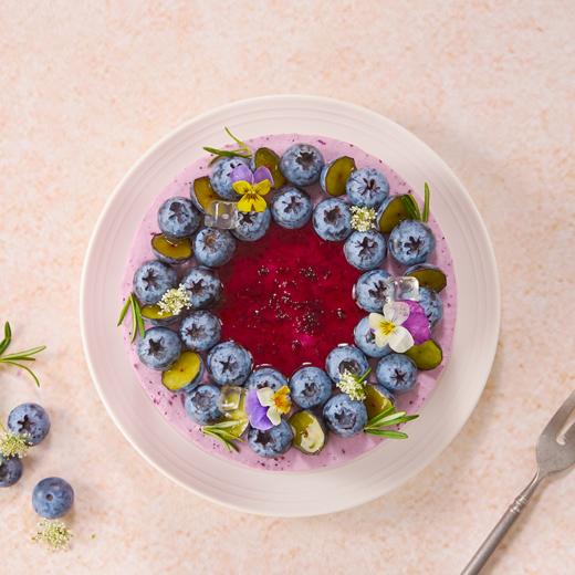 【蓝莓芝味】酸奶芝士奶油搭配怡颗莓蓝莓～酸酸甜甜花青素爆炸的一只糕 商品图4