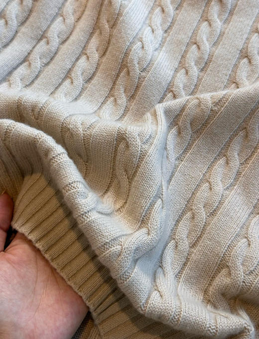 icic*e 之禾复古绞花毛衣羊绒衫101 商品图10