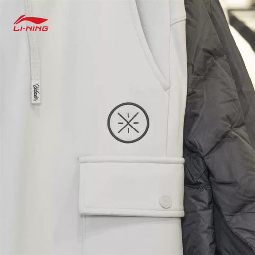 李宁运动长裤男2025冬季新款韦德X艺术家针织工装直筒裤AKLVB85 商品图4