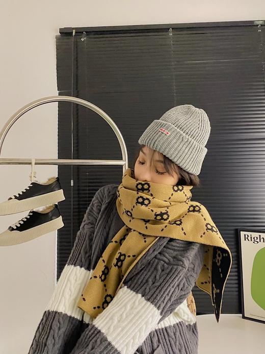 MLB老花围巾 男女复古情侣款时尚休闲保暖秋冬新款 商品图7