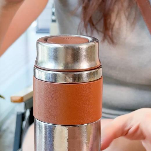 【6F】多样屋钛保温杯钛雅韵400ml办公杯-钛本色 商品图4