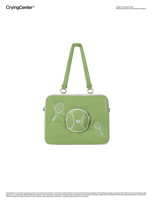 CryingCenter 网球刺绣电脑包 斜挎包 哭喊中心 商品图4