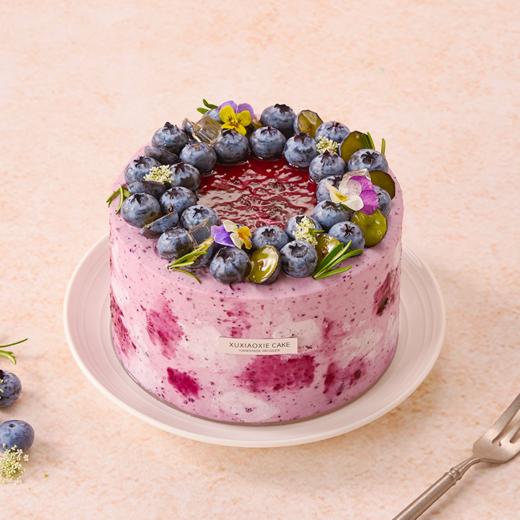 【蓝莓芝味】酸奶芝士奶油搭配怡颗莓蓝莓～酸酸甜甜花青素爆炸的一只糕 商品图0