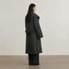 NEELLY纳俪商场同款冬季新款简约通勤双面羊毛呢大衣女立领长外套N25104N04405 商品缩略图1