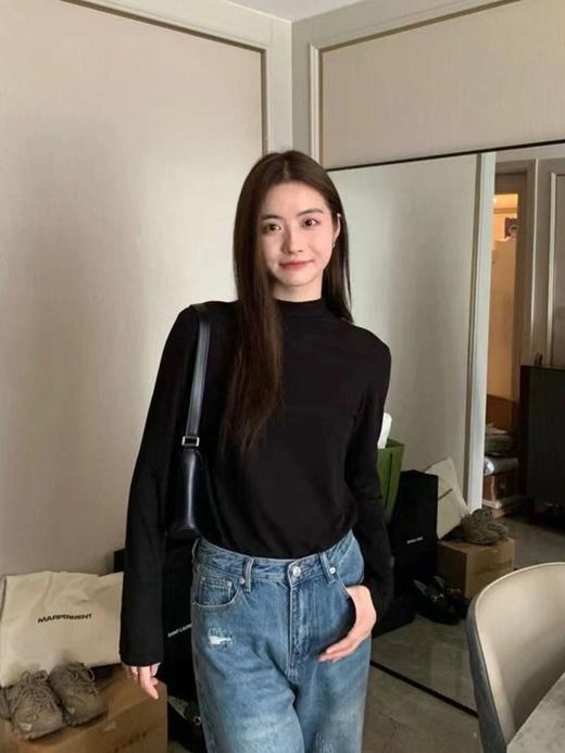 LP德芙半高领打底衫2件装  软糯质感可叠穿打底衫 商品图6