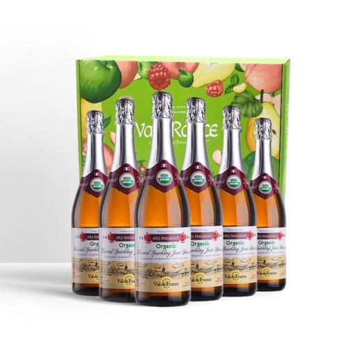 沃迪安含气苹果汁饮料750ml*6 商品图0