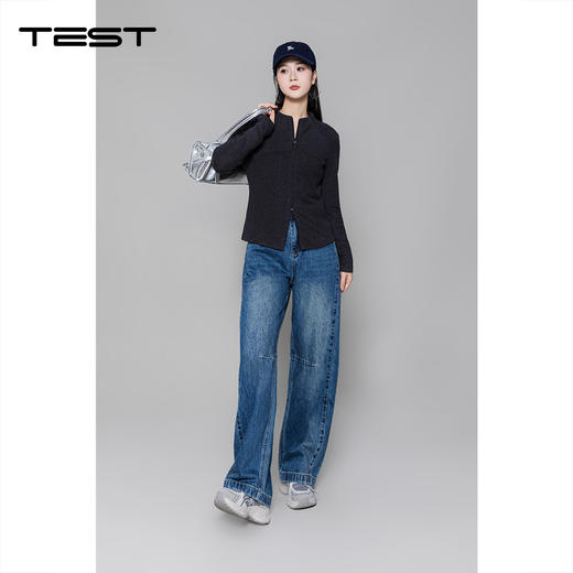 冬上新立领无帽纯色设计超百搭卫衣1254018 商品图1