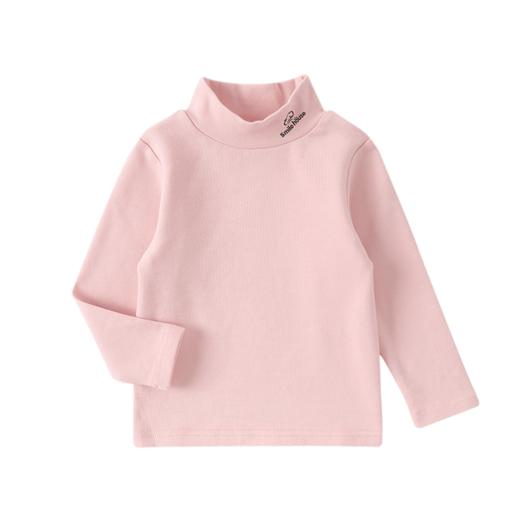 【3-5天发货】【59.9元/2件】笑乐屋儿童纯棉半高领打底衫男童女童长袖【2510“羊毛”服装】 商品图4