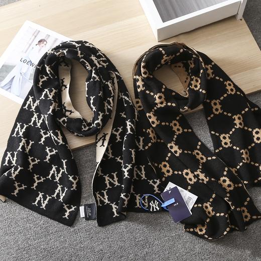 MLB老花围巾 男女复古情侣款时尚休闲保暖秋冬新款 商品图2