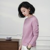西子/【温柔呼吸】100羊毛进口机器镂空设计感针织上衣/MSBH1739 商品缩略图5