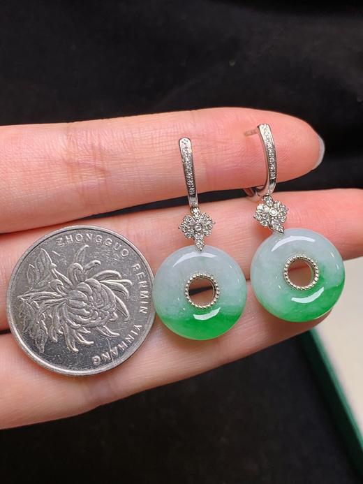 平安扣翡翠耳坠 商品图4