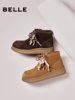 BF楼百丽美拉德马丁靴子女鞋新款袋鼠鞋高帮勃肯鞋厚底短靴E8W1DDD5 商品缩略图0
