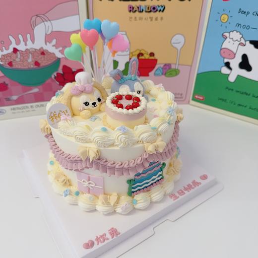 可琦安饼饼星黛露小动物复古蛋糕-低糖处理无添加 商品图3