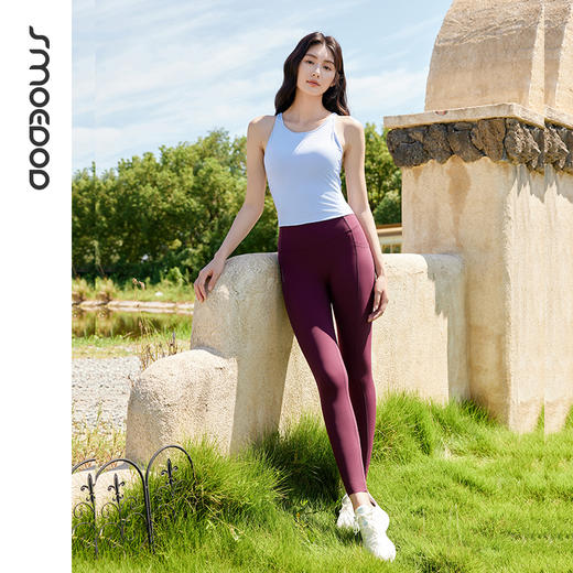 水沐伊朵新款背心带胸垫普拉提训练服装春夏季可外穿50198 商品图6