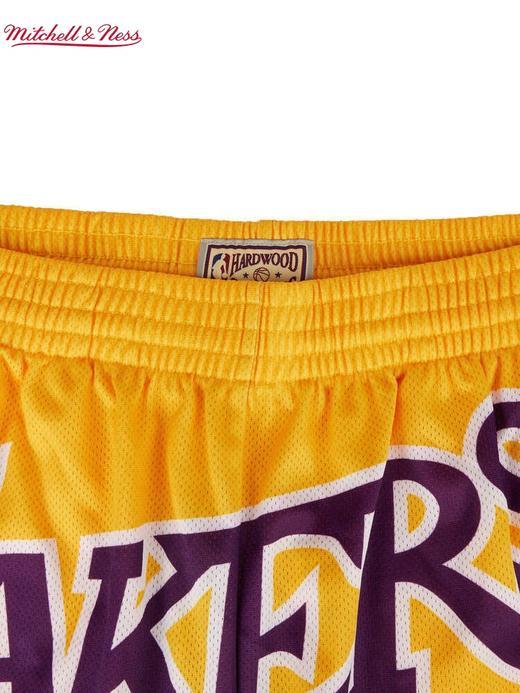Mitchell&ness 洛杉矶湖人黄色JUSTDON联名球裤 商品图4