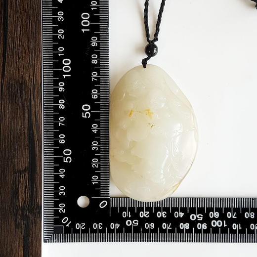 【天然正品】天然新疆料细腻雕佛公松树（平安长寿）和田玉手把件摆件两用款210925NJS26 现售价：2980 商品图10