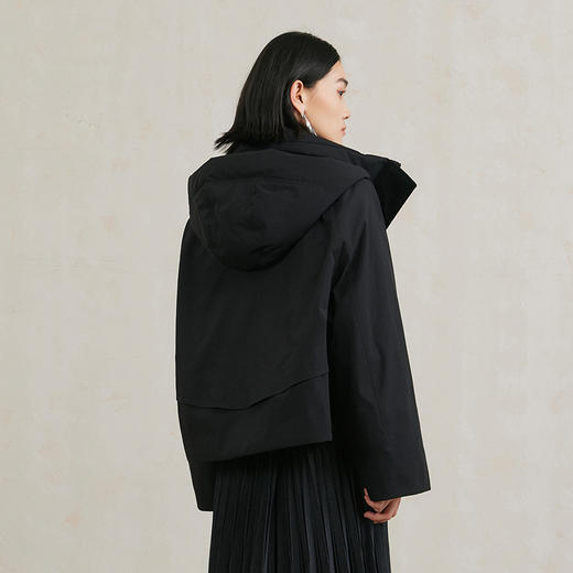 NEELLY纳俪商场同款冬季新款90白鸭绒两件套羽绒服女通勤短款外套N25104L04416 商品图1