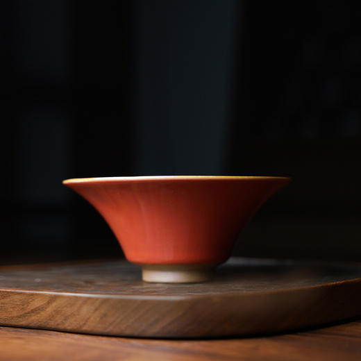 问鼎汝瓷嫣红/精工款/斗笠盏 商品图0