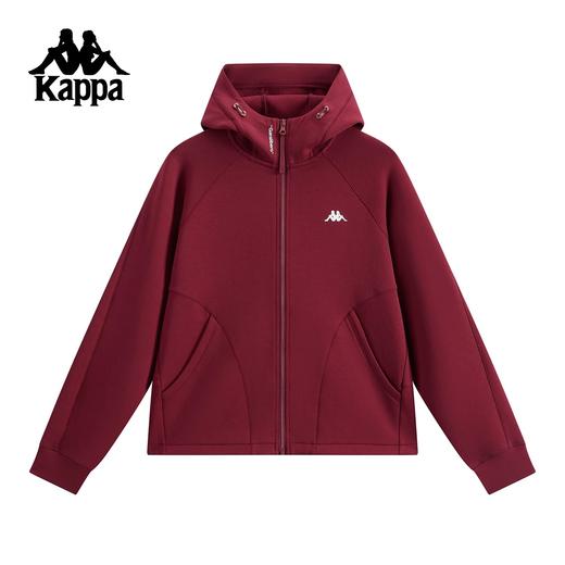 【春上新】【7折】6楼卡帕Kappa女款秋冬新款舒适百搭针织连帽外套K0F82MK45吊牌价799现价559 商品图2