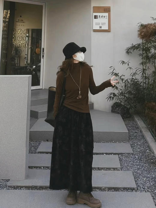 LP德芙半高领打底衫2件装  软糯质感可叠穿打底衫 商品图4