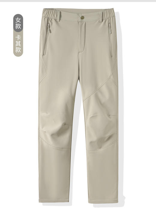 LUCKY DEER幸运鹿情侣款保暖抓绒防水登山运动裤 商品图10