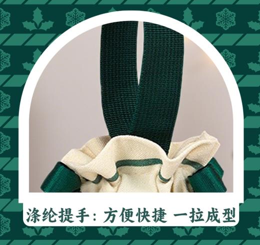【 圣诞氛围！高颜值 | 质感帆布  | 手提便携 | 多用装礼】圣诞节创意伴手礼袋平安夜苹果包装袋圣诞礼品袋手提糖果帆布袋子。hb 商品图3