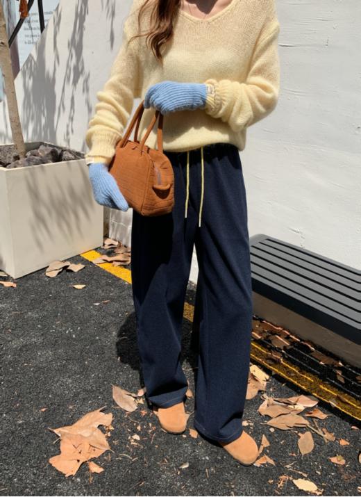 🥰【骆柒柒#2533“绵羊毛”牛仔弯刀裤】💞梨形、苹果形、H形身材的姐妹闭眼冲‼️让你在秋冬也能又瘦又美😎 ✔️ 穿上挺括有型，既时尚百搭又温暖舒适 商品图7