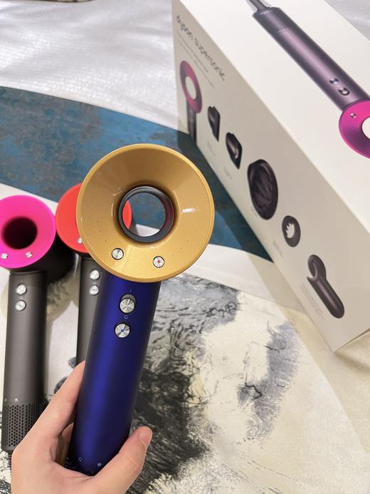 顺丰京东包邮【赠送气垫梳】 dyson戴森吹风机家用护发负离子发廊宿舍无叶电吹风机大功率。rc 商品图5