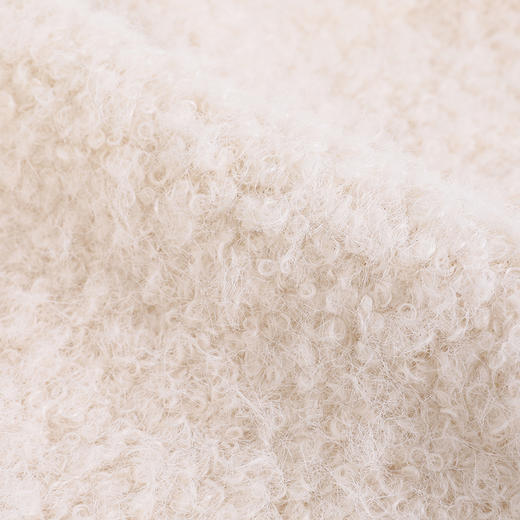 NEELLY纳俪商场同款冬新款气质名媛小香风外套女皮毛一体毛绒上衣N25104C04532 商品图3