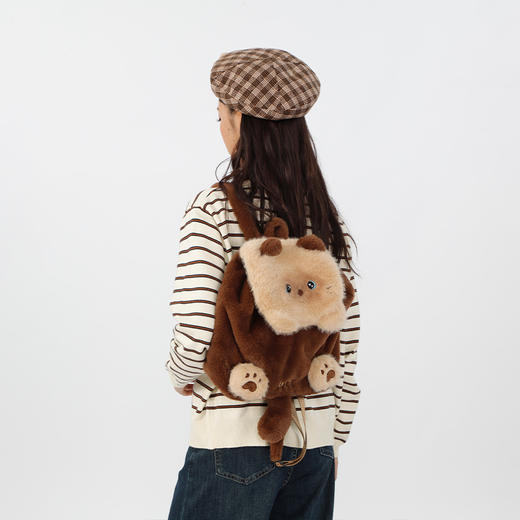 萌绒冬乐园暹罗猫毛绒双肩包纪念日百货门店同款164944817 商品图4