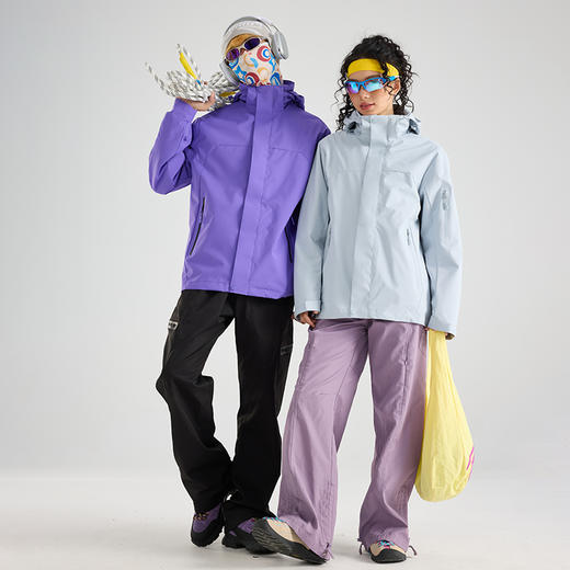 LUCKY DEER幸运鹿情侣款山系保暖时尚多巴胺三合一防风外套 商品图2