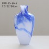 碧轩厂家直销蓝色肌理新中式复古艺术玻璃花瓶氛围感台面鲜花花瓶 商品缩略图9