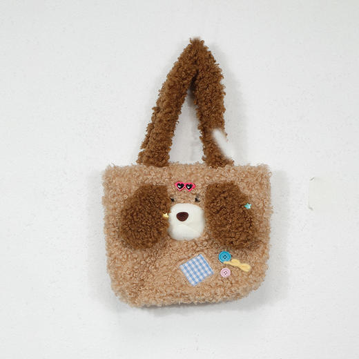 萌绒冬乐园毛绒立体小狗单肩包纪念日百货门店同款164944876 商品图0