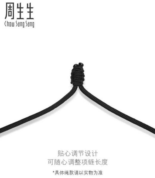 【计价黄金】2楼周生生文化祝福传奇龙须项链（约22g左右）  （价格随每日金价浮动，下单前请咨询客服）） 商品图3