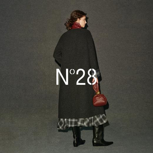 N°28【红脖子大衣】短款/长款格纹袖口呢大衣女秋冬新款高级感外套8855A1D590/8855A1D579  商品图7