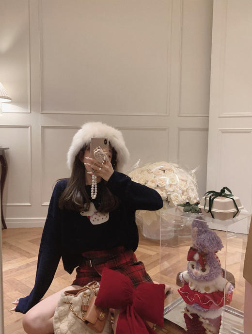 金蘑菇菇 圣诞格格半裙 过节氛围感 商品图4