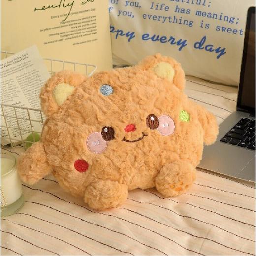 秋冬【黄油小熊暖手宝】毛绒国标电热水袋 充电手捂双插手暖手袋可爱暖宝宝 商品图11