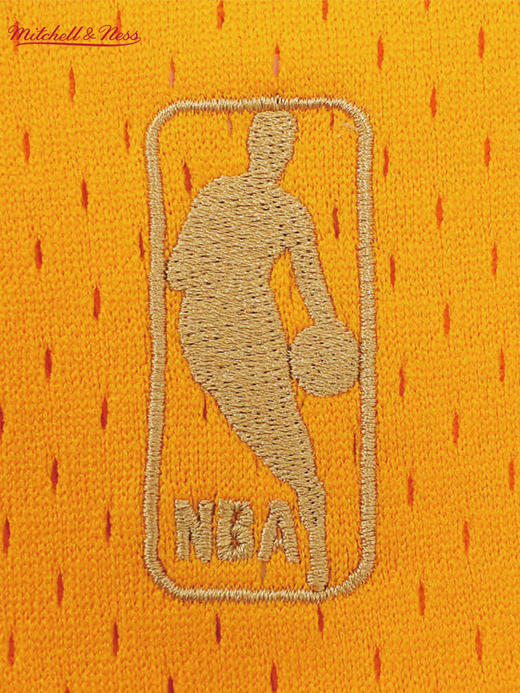 Mitchell&ness 洛杉矶湖人黄色JUSTDON联名球裤 商品图3