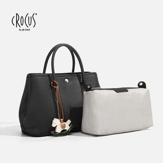 Crocus联名款爆款经典花园包手提包 大容量托特单肩斜挎百搭时尚女款包包 商品图3